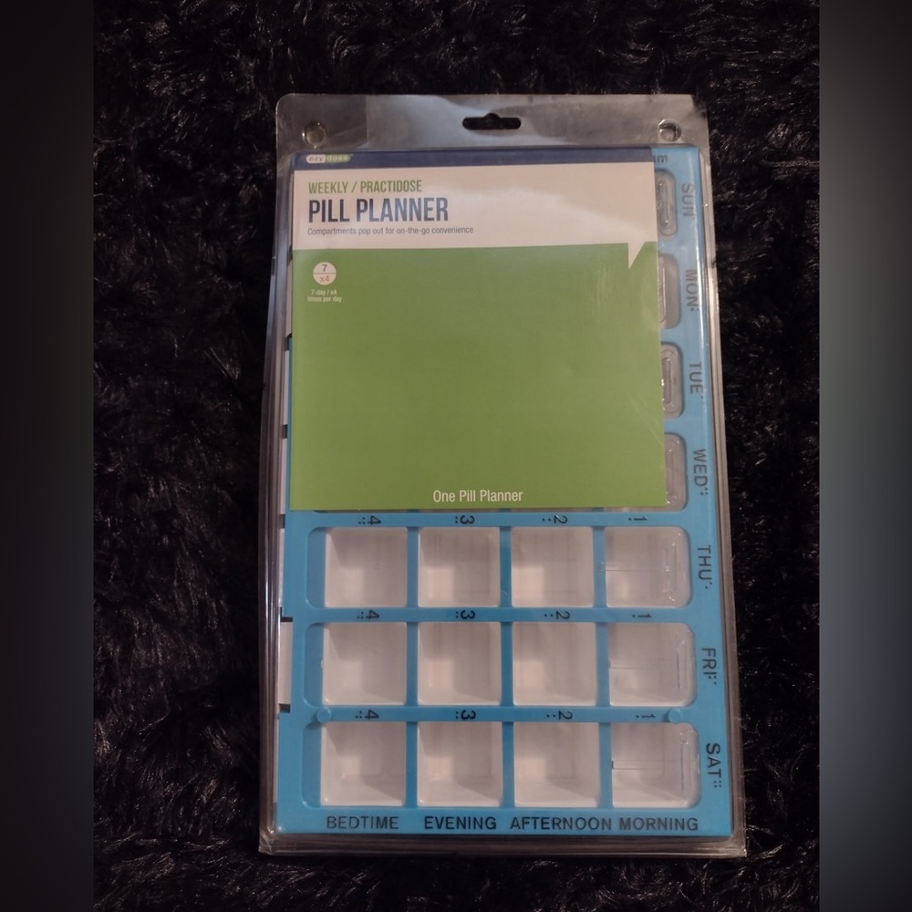 New! Huge! 7 Day Pill Planner